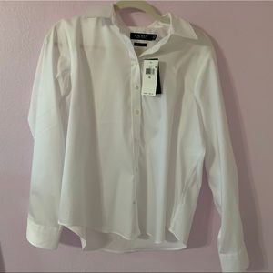 ralph lauren polo white button up